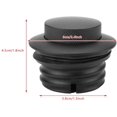 thumbnail image 2 of KIMISS Billet Aluminium Réservoir de Carburant pour Moto Bouchon de Réservoir d'Huile pour 1982-2017 (Noir), 2 of 5