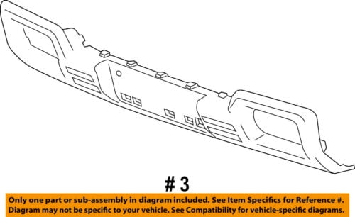 GMC GM OEM 14-15 Sierra 1500 Front Bumper-Skid Plate 22902312