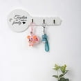 thumbnail image 4 of Gancho de pared Llavero Colgador de almacenamiento Estante Decoración colgante Organizador Hogar Toalla para proteger Accesorio de puerta para blanco Soledad gancho de pared para abrigos, 4 of 9