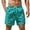 Z14-Mint Green, variant on MuXiKeJi Clothes Mens Swim Trunks with Compression Liner Quick Dry Bathing Suit 9" Swimming Beach Shorts with Zipper Pockets