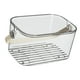 thumbnail image 5 of Cesta de ducha con tapa, organizador de diseño moderno y transparente, cesta de almacenamiento para dormitorio, baño, dormitorio, cocina, 5 of 9
