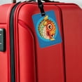 thumbnail image 5 of Pufferfish Cute Faux Leather Travel Luggage Tag, 5 of 7