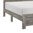 thumbnail image 4 of Adia Modern Queen Bed, Panel Headboard and Footboard, Textured Gray Veneer, 4 of 5