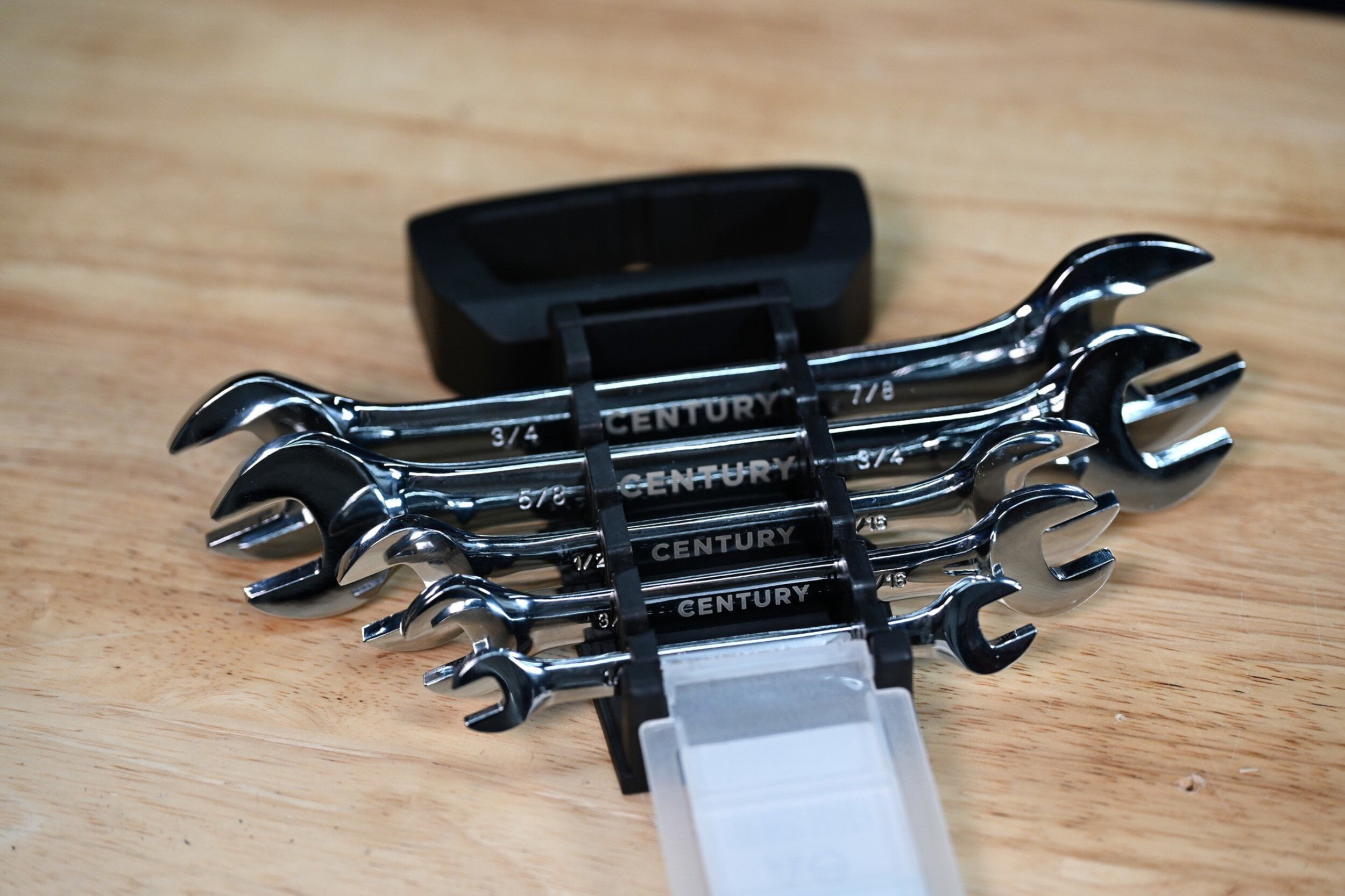 Century Drill & Tool 72915 Open End Wrench Set, SAE