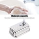 thumbnail image 3 of Dispensador de jabón Dispensador de jabón comercial de 500 ml de acero inoxidable montado en la pared para casa de huéspedes para baño ANGGREK Otros, 3 of 8