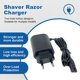 thumbnail image 2 of 3X Cargador de Afeitado de Repuesto de 12V 0,4A para Series S3 S5 S7 S8 S9 Adaptador de Cargador de Afeitadora Eléctrica Enchufe Europeo, 2 of 7