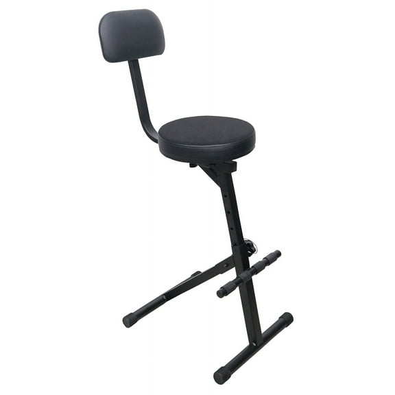 ProX X-GIG CHAIR Portable DJ Adjustable Velvet Covered Padded Foam Chair