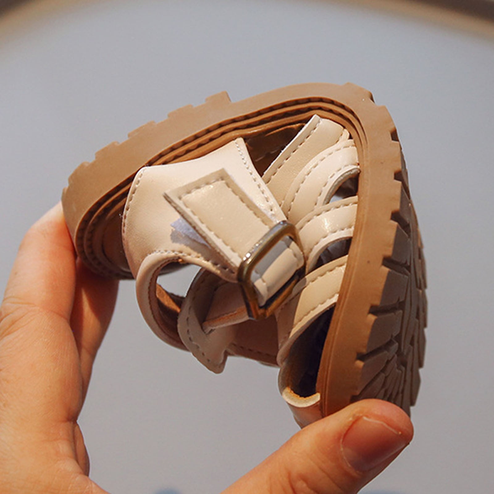 nsendm Girls Sandal Toddler Female Kid Girls Sandals Girls Sandals Closed Toe Sandals Soft Soled Children s Sandals for 2T To Flip Flops for Toddler