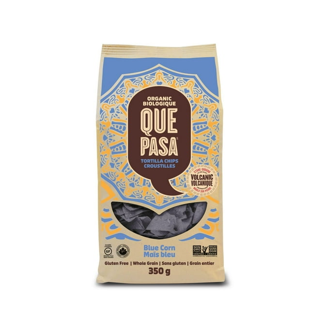 Que Pasa Organic Blue Corn Tortilla Chips