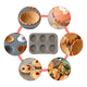 thumbnail image 2 of Molde para hornear de acero al carbono con encaje de flores, molde para tarta de frutas, mini cupcakes, galletas, tartas, molde para hacer uno mismo, 2 of 6