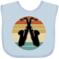 thumbnail image 3 of Inktastic Saxophone Music Vintage Band Boys or Girls Baby Bib, 3 of 4