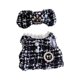 thumbnail image 3 of Ropa de muñeca de peluche de 15 cm, conjunto de vestido y falda para muñecas, disfraces de bricolaje, accesorios para fotos, ropa de muñeca de dibujos negro, 3 of 7