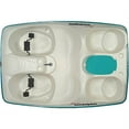 Sun Dolphin 5 Seat Recreational Pedal Boat with Canopy, Teal