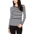 thumbnail image 2 of Suéter acanalado Michael Kors mujer azul grande Pull-over, 2 of 2