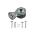 thumbnail image 1 of Electronicheart Section Strength Servo Protection Wear-resistant Steering Arm Tooth Half Servo Arms 1/8 Remote Control Boat M/Black M/Silver, 1 of 6