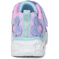 thumbnail image 5 of Skechers Girls Kayleigh 2-Light Up Velcro Strap Sneakers, 5 of 6