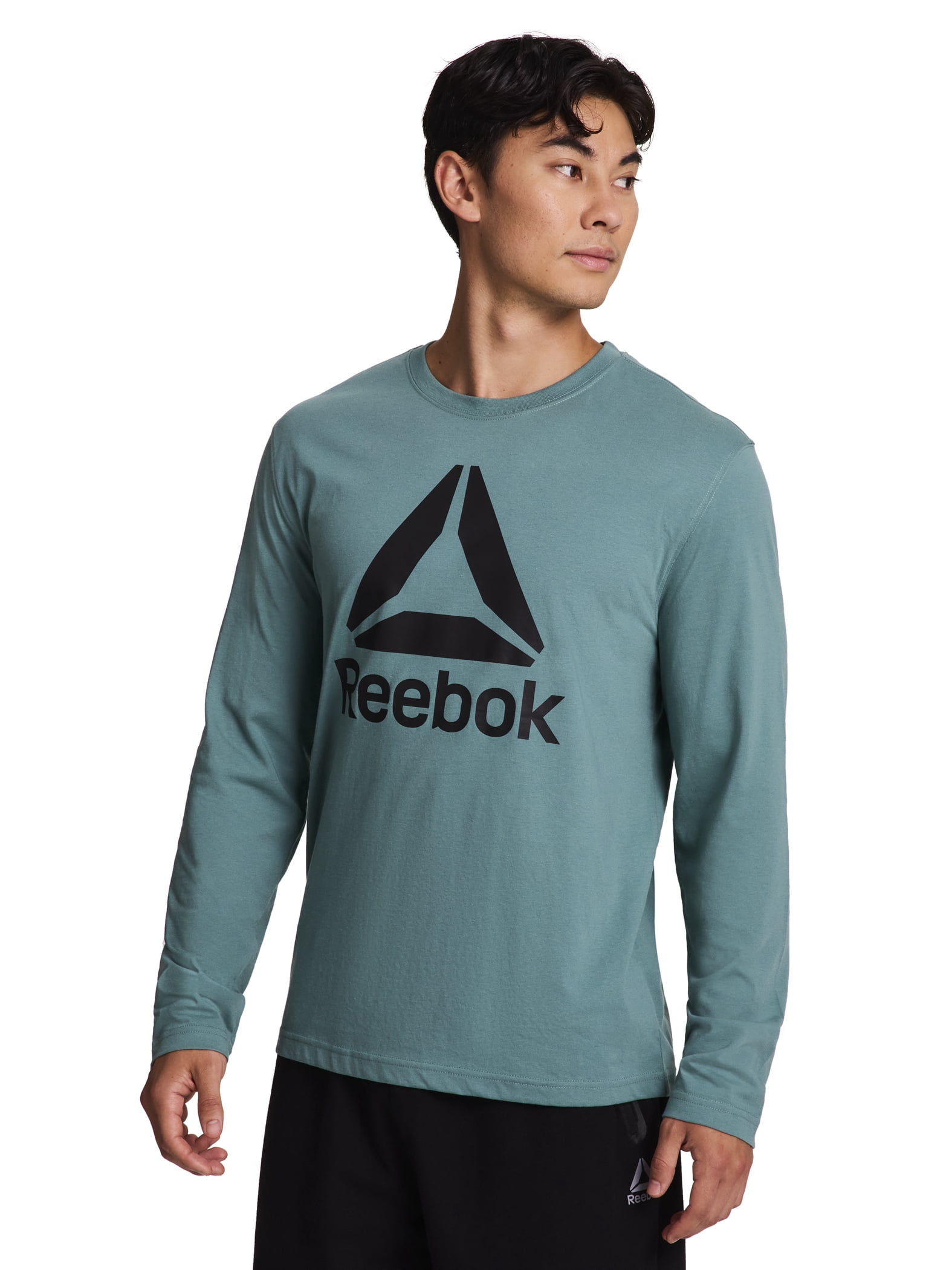 Reebok Men's and Big Men's Core Graphic Long Sleeve Top, Sizes XS-5XL