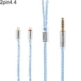 thumbnail image 2 of HIFIHEAR MMCX/2Pin/QDC 16 Core Braided Silver Plated Earphone Balanced Cable, 2 of 8