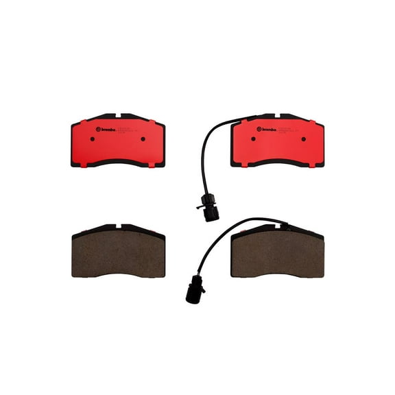 Brembo 00-03 Audi A8 Quattro/01-03 S8 Front Premium NAO Ceramic OE Equivalent Pad