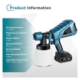thumbnail image 3 of 1000ML Electric Spray Cordless Handheld High Power Electric Paint Sprayer for 18V Battery Power Tool, 3 of 7