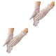 thumbnail image 1 of Guardurnaity Guantes de protección solar malla fina transpirable pantalla táctil elegante mujer mitones disfraces suministros para montar beige 2Conjunto, 1 of 6