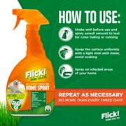 Naturel Promise Flick! Natural Flea & Tick Max Strength Home Spray for Dogs, 32oz