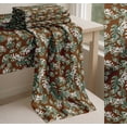 thumbnail image 6 of Soimoi Brown Cotton Cambric Fabric Monstera Leaves Print Fabric by the Yard 56 Inch Wide, 6 of 7