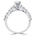 thumbnail image 3 of Pompeii 2ct Diamond Engagement Wedding Ring Set 14k White Gold (I/J,I1-I2), 3 of 4