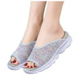 thumbnail image 2 of IUJSOY Womens Walking Sandals Mesh Open Toe Sports Water Sandals Arch Support Athletic Beach Shoes, 2 of 6