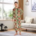 thumbnail image 6 of FORMRS Onesies Pajama for Adults Unisex Hoodie Winter Jumpsuit One Piece Sleepwear, Sizes S-2XL, Christmas Plaid Pattern, 6 of 7