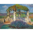 thumbnail image 3 of Henri Martin 14x12 Black Modern Framed Museum Art Print Titled - The Northwest Angle of the Marquayrol Park (circa 1910), 3 of 5