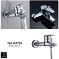 thumbnail image 4 of Wall Mounted Bath Faucet with Hand Shower, Bath Shower Faucet, 4 of 5