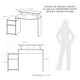 thumbnail image 4 of Escritorio Gamer Basic 120x88x52 1 Cajón MDP, 4 of 8