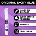 thumbnail image 4 of Aleene's Original Tacky Glue Pen, Precision Tip Application, All Purpose Adhesive, Perfect for Crafts and DIY Projects, Dries Fast and Clear, .63 fl oz 2-Pack, 4 of 4