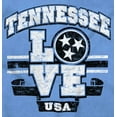 thumbnail image 2 of Tennessee Love TN Pride State Flag Hoodie Sweatshirt Women Brisco Brands S, 2 of 6