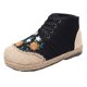 thumbnail image 2 of Zapatos individuales bordados de estilo étnico para mujer, zapatos Retro suaves, cómodos y transpirables Wmkox8yii  FOPL1034, 2 of 9