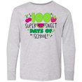 thumbnail image 3 of Inktastic One Hundred Super Sweet Days of School Long Sleeve Youth T-Shirt, 3 of 5