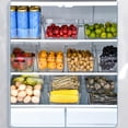 thumbnail image 4 of Bangcool Pantry Storage Bin Plastic Transparent Refrigerator Organizer Bin Container Bin, 4 of 10