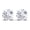 White Gold, variant on Jared - 0.5 Carat Round Cut Classic Diamond Studs