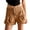 Light Orange, variant on Women's Summer High Waisted Wide Leg Buttons Denim Shorts
