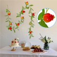 thumbnail image 3 of Ounissouiy Fondo de decoración de boda de 178cm, guirnaldas de Granada, hojas de plantas artificiales, vides, guirnalda colgante de pared, decoración de Almacenamiento y organización del hogar Ounissouiy HA023372-00, 3 of 6