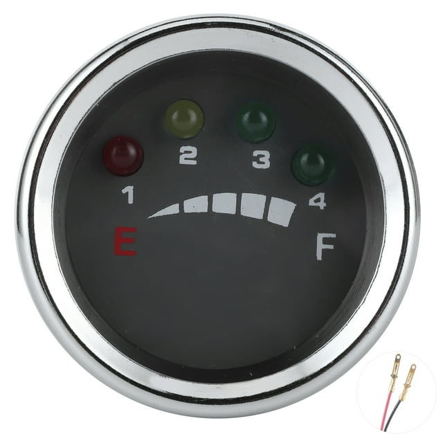 Battery Display,Precise LED Battery Meter Battery Indicator ATV Battery Meter Versatile Functionality
