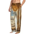 thumbnail image 6 of Disketp Golden Drapes Pillars Clouds Men's Pajama Pants - Ultra Soft Fleece Sleep and Lounge Pants (Size: S-XXL)-Large, 6 of 6
