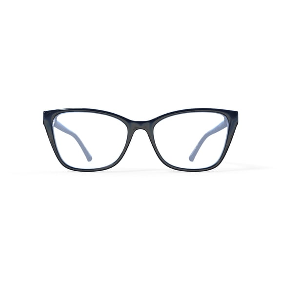Womens Dana Rx'ble Eyeglasses with Case, BLACK