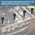 thumbnail image 3 of Replacement WB02X24790 Gas Stove Grate Bumpers Rubber Feet for GE Range Burner Cafe Stove Top Cooktop 16 Pack, 3 of 18