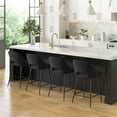 thumbnail image 7 of Pemberly Row Modern Counter Height Stools (Set of 2) in Black, 7 of 7