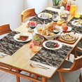 thumbnail image 2 of Tree Bark Camo Branches Pattern Summer Placemats Table Placemats Set Of 4-Linen Kitchen Washable Placemats Table Mats 11.8"x17.7" Non-Slip Heat Resistant, 2 of 6