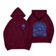 thumbnail image 2 of Sudadera con capucha rosa Gotyou Palm Puff para mujer gráfica unisex Vino XXL, 2 of 6