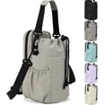 thumbnail image 2 of Water Bottle Holder with Strap, 32/40oz Insulation Water Bottle Carrier Bag with Phone Pocket, Water Bottle Sling Bag Crossbody Water Bottle Holder for Hiking Walking, 2 of 6