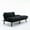 Black, variant on Navy blue folding sofa - Adjustable for comfortable use in living areas